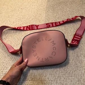 STELLA MCCARTNEY PINK LOGO CAMERA BAG!